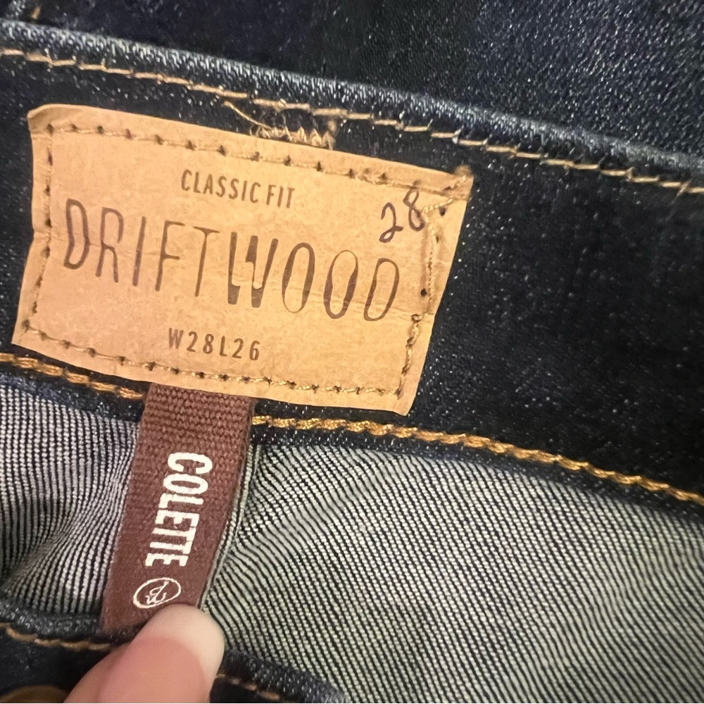 Driftwood Sundance Colette Floral Embroidered Jeans Size 28 - Picture 12 of 14